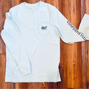 Vineyard Vines, Women’s Sky Blue Long Sleeve Tee.  Size XL.  NWOT.